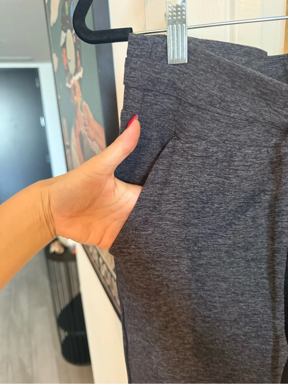 lululemon athletica Heathered Charcoal Gray Joggers